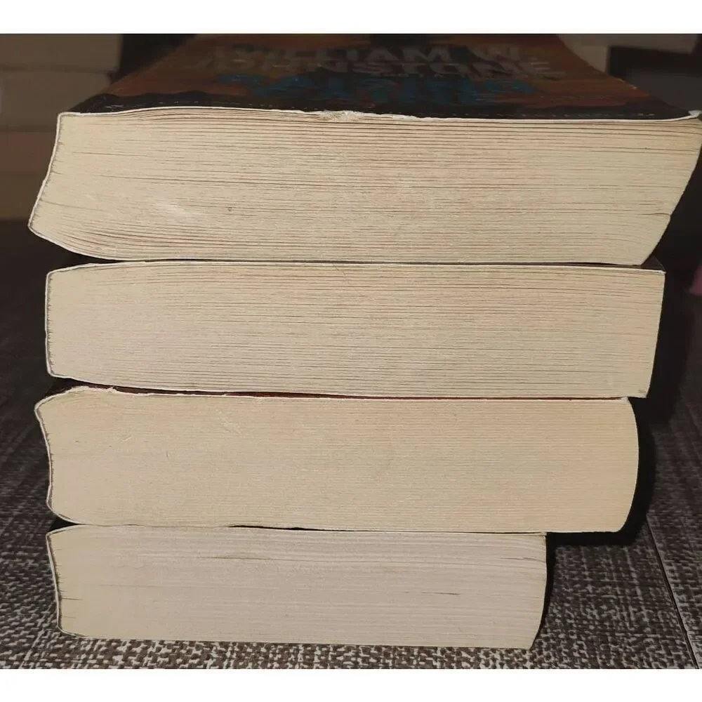 William W. Johnstone lot of 4 Western Cowboy paperbacks